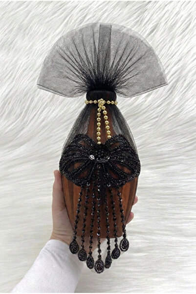 ZEYMERADE Black Test, Butterfly Applique, Sparkling Sequins and Beaded Henna ...
