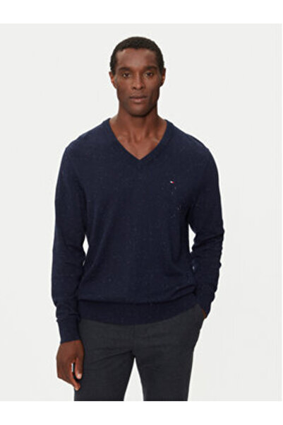 Tommy Hilfiger Ανδρικό Πουλόβερ MW0MW28047 Μπλε