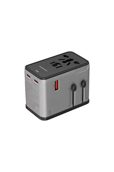 porodo Mega Volt Universal Travel Adapter with 2300W GaN Charging Technology,...