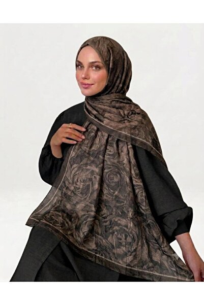 Alse Butik Rose patterned bamboo scarf