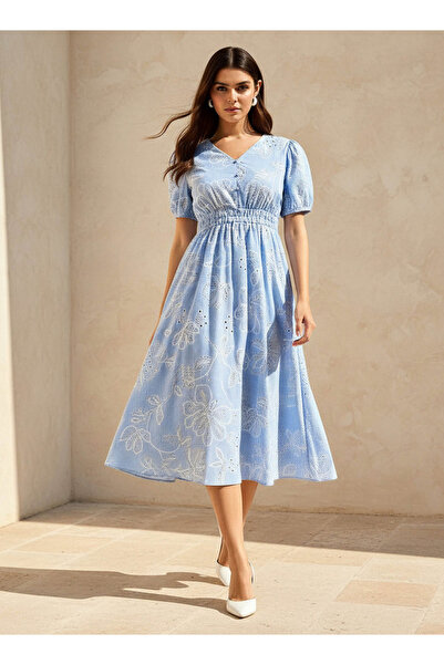 FAV SCHIFFLY PRINTED DRESS