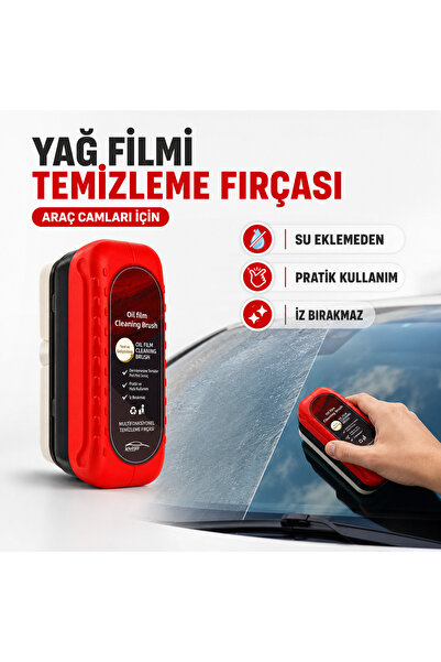 Uzay Shop Araç Camı ve Ayna Yağ Filmi Temizleme Süngeri – Buğu, Sis ve Kir Gi...