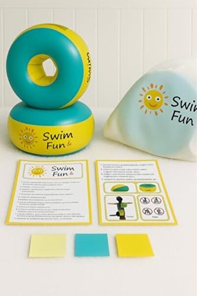 Yıldızan Swim Fun Children's Swimming Arm Sleeves, Extra Safety Filled Inside...