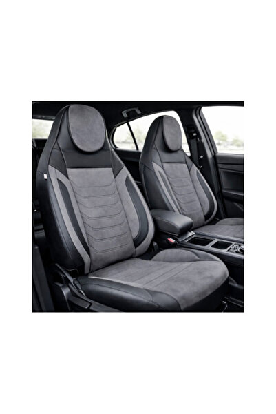 OEM Huse scaune auto universale, fractionate, cu tetiera incorporata, Imitati...