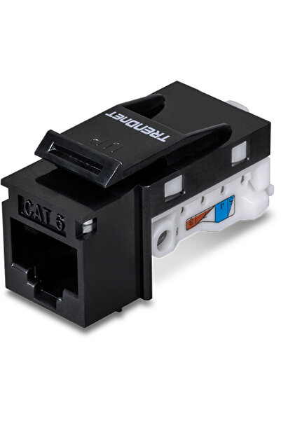 TRENDnet Conector RJ-45 UTP Cat.6 fără unelte, negru - TC-K25C6BK