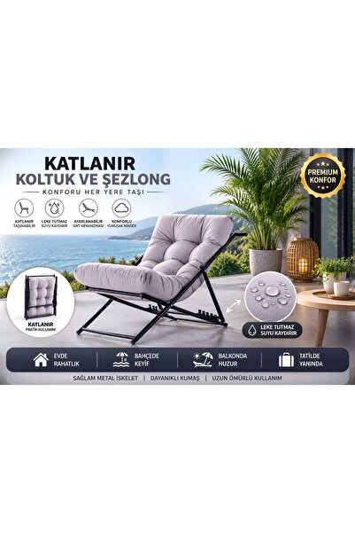 formood Katlanır Koltuk Şezlong Plaj Şezlong Portatif Kamp Sandalyesi