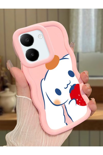 Hontinga Vivo Y27S Compatible Case Camera Protector Pink Silicone Couple Phon...