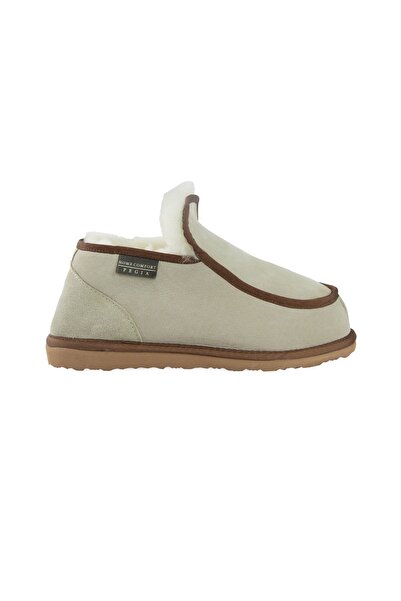 Pegia Fur Home Shoes 191212 Beige