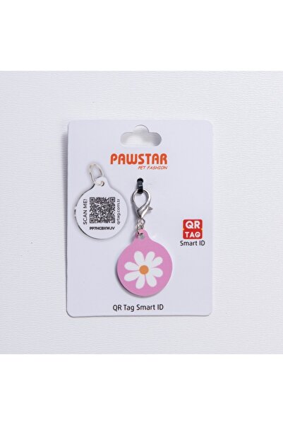 Pawstar Daisy Desenli Qr Tag Evcil Hayvan Künyesi İsimlik Pet Tag Köpek Künye...