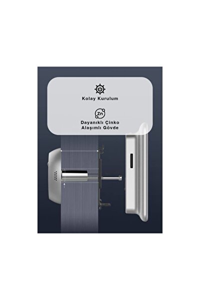 EZVIZ DP2 - (3WPFBS,3MP) Wi-Fi Akıllı Kapı Görüntüleyicisi 2k; 166° görüş; 4.3'' ekran; İnsan algılama; 2 yönlü görüşme; IR 5m; Zil; Çinko