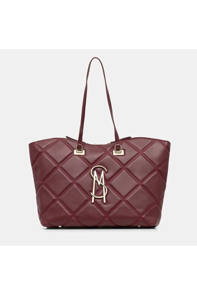 Steve Madden Bvuse, roșie, tote bag cu fermoar