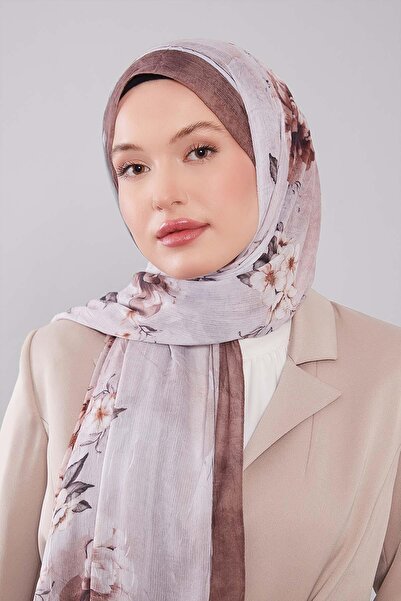 Levidor Dark Brown Floral Craze Comfort Shawl