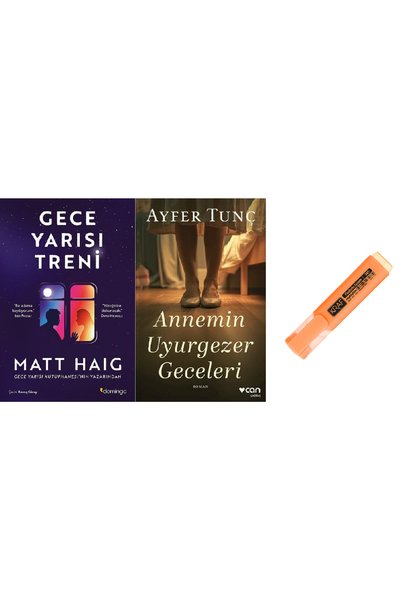 Domingo Yayınevi Gece Yarısı Treni + Annemin Uyurgezer Geceleri 2 مجموعة كتب ...