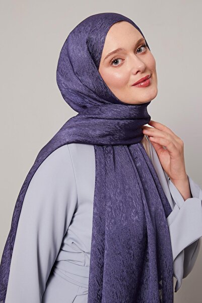 Levidor Denim Blue Glitter Diamond Shawl