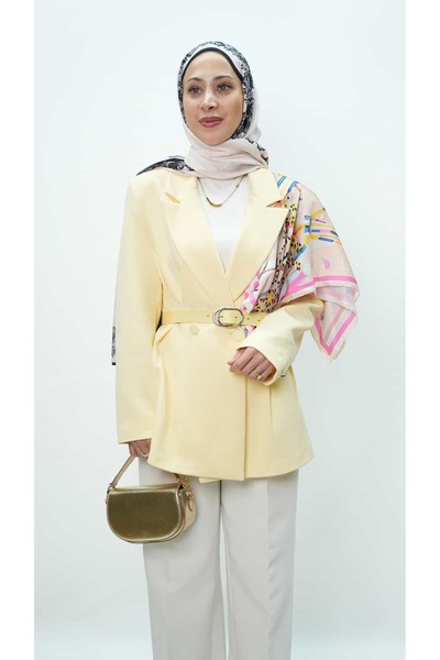 Elmas Collectionn Sarı Ceket