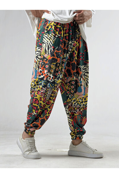 COCOPELLI Ethnic Patterned Bürümcük Men's Jogger Pants Coc3276