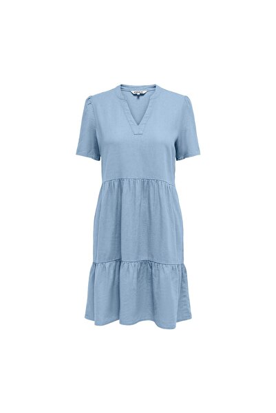 ONLY Rochie de vară pentru femei 15310970 Albastru