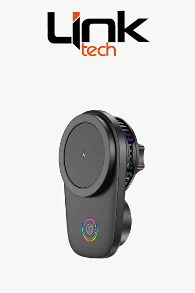 Linktech W753 Premium Soğutucu Fanlı 15W Kablosuz Hızlı Şarjlı MagSafe Manyet...