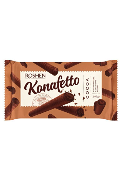 Roshen KONAFETTO ΠΟΥΡΑΚΙΑ 140gr. - (COCOA CREAM)