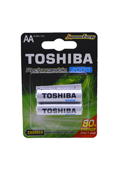 Toshiba ΜΠΑΤΑΡΙΑ (ΕΠΑΝΑΦΟΡΤ.) AA (2τεμ.) - 2000mAh (ΜΕ ΦΟΡΟ 0,02€)