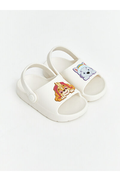 LC Waikiki Two Mt Shop Quality Lcw Steps Ecru Girls' Slippers