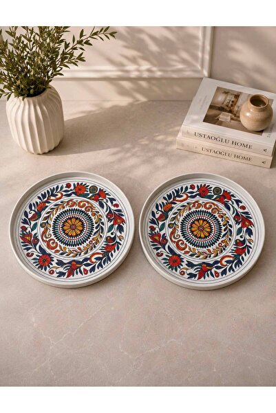 USTAOGLUHOME 2-Piece Mica Presentation Tray (Made from High-Quality Materials)