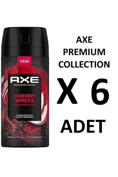 Axe Cherry Sprıtz Kırmızı Elma &Amber X 6 ADET