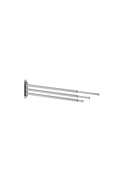 IKEA BROGRUND havluluk, paslanmaz çelik, 3'lü Havluluk