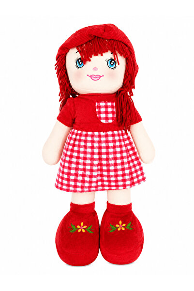 Baby Planet Soft Plush Baby Doll with Classic Plaid Clothes and Colorful Hair...
