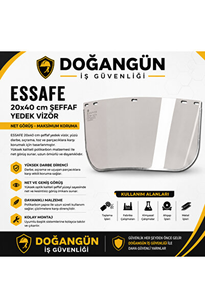 Essafe ŞEFFAF VİZÖR 5 ADET