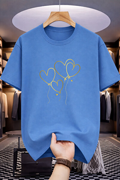 Pink Sky Premium Oversize T-Shirt 100% Cotton Unisex Comfortable Fit Trending...
