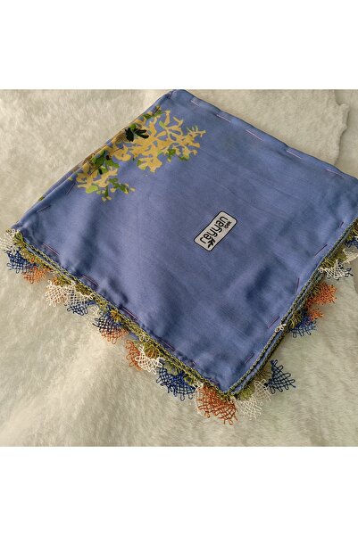 REYHAN Handmade Needlework Writing, Scarf, Yemeni, Mevlit Cover, Head Cover, ...