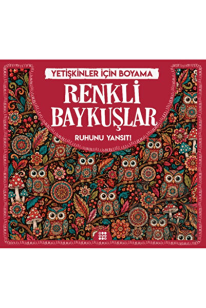 dokuzyayinlari Colorful Owls & Painting for Adults