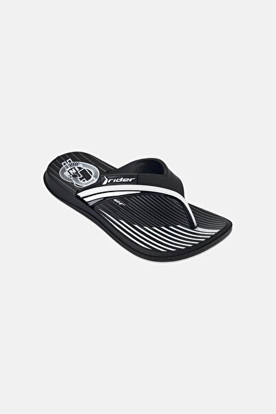 Rider Kids Boy R Line II Slip On Slippers, Black