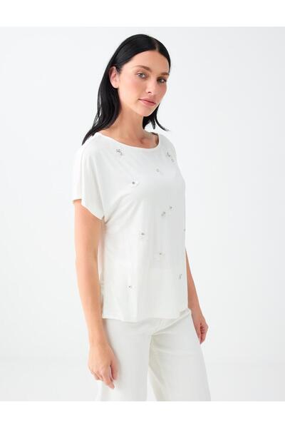 Jimmy Key T-Shirt - Λευκό - Ευθεία