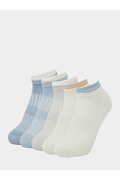 Styli Pack of 5 - Boys Plain Cotton Blend Socks