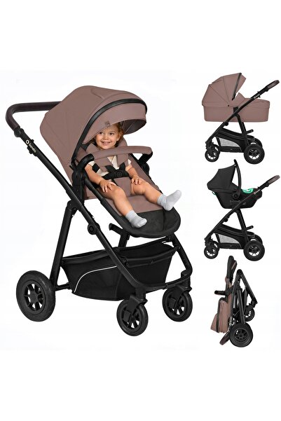 Lionelo Carucior 3 in 1, Lionelo, Bianka, Transformabil, Cadru aluminiu, Cu l...