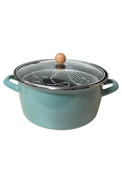 ALBETTO Luxury Enamel Frying Pan 22 cm