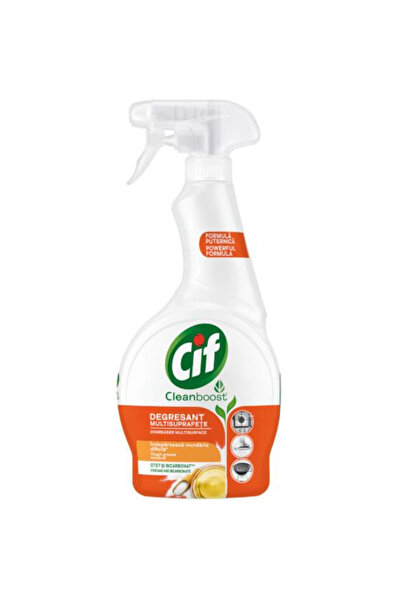 Cif Spray Degresant Multisuprafete - Cleanboost Otet si Bicarbonat, 500 ml