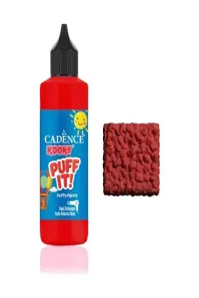 Cadence KB05 Kırmızı Kooky Puff It Kabaran Boya 90ML