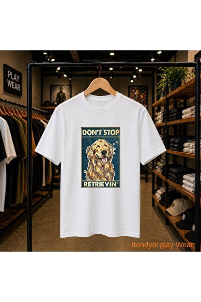 playwear Μπλουζάκι Dont Stop Colden με στάμπα, 100% βαμβακερό, oversized, με ...