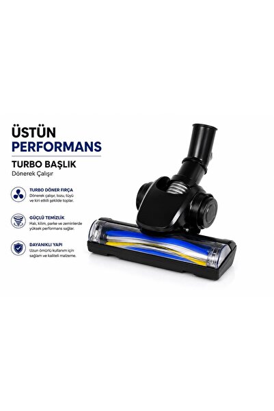 Ürkmez Ticaret Class a Turbo Suction Vacuum Cleaner Head Compatible with Arni...