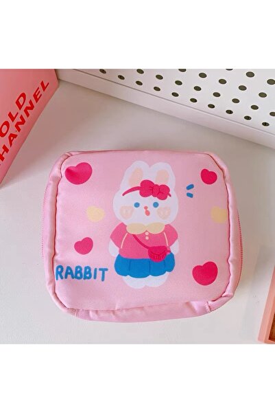 synshop Kawaii Rabbit Cute Rabbit Patterned Sanitary Pad Bag |   Organizers |...