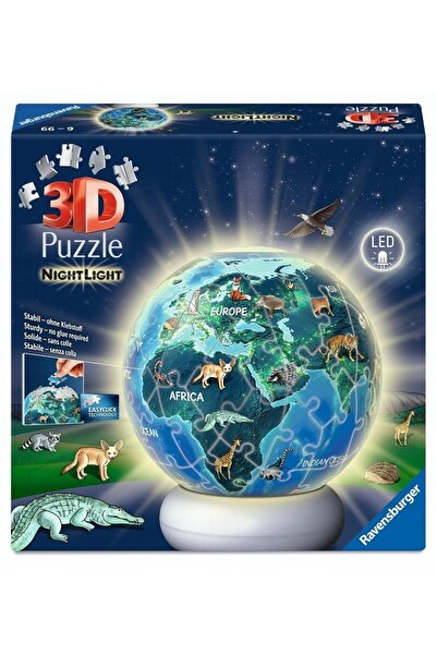 Ravensburger Tiptoi Lampă de veghe puzzle 3D Pământul noaptea