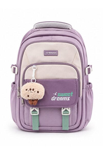 GENC DIJITAL BASKI Relaxion 2462 Children's Burgundy Plush Functional School ...