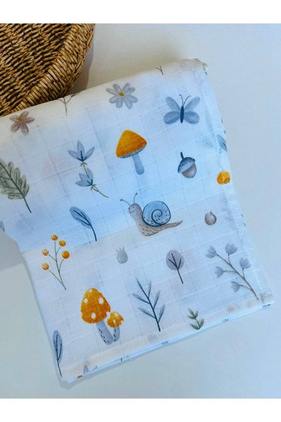 sbbaby Multi-Purpose Muslin Blanket / 100% Cotton / Oeko-Tex Certified / 75X90 cm