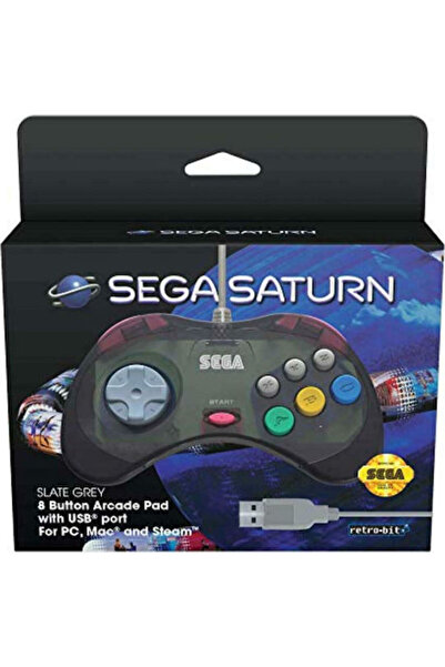 Retro-Bit Σέγκα Σάτουρν USB Cool Pad Ενσύρματο Χειριστήριο για Android / PC /...