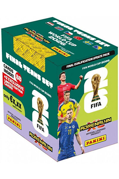 Panini Παγκόσμιο Κύπελλο 2026 - Κουτί Ενίσχυσης Adrenalyn XL με τα Τελικά Ομάδες