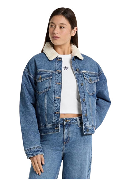 Guess Jeans Μπουφάν Denim W4BN64D5CC3-M3DW - Blue - m