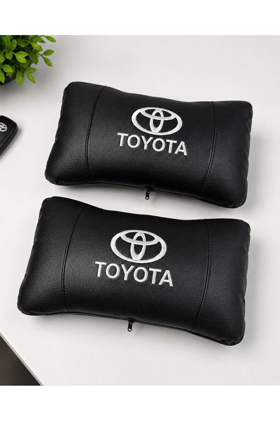 Araç boyun yastığı oto yastık Toyota Beyaz